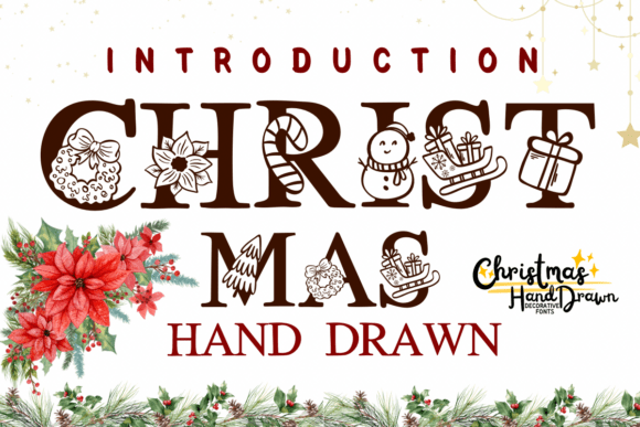 Christmas Hand Drawn Font - Featured Image