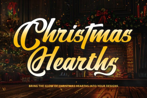 Christmas Hearths Font - Featured Image