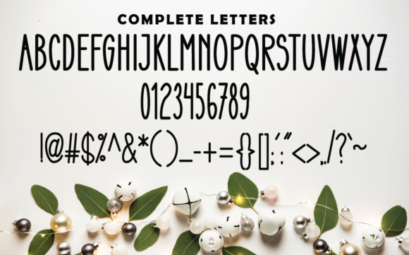Christmas Light Font - Featured Image
