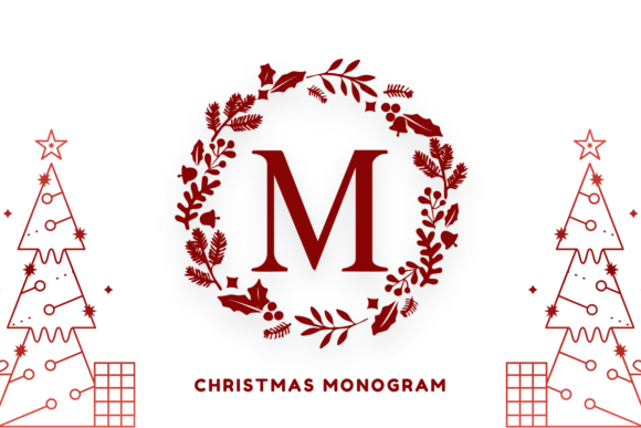 Christmas Monogram Font - Featured Image