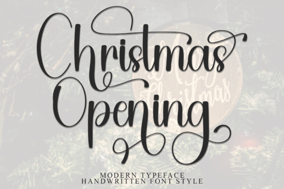 Christmas Opening Font - Featured Image