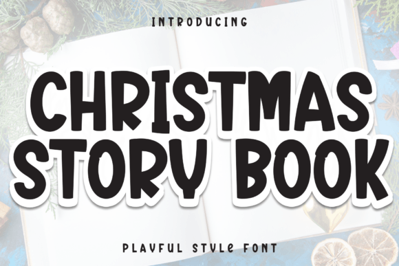 Christmas Story Book Font - Featured Image