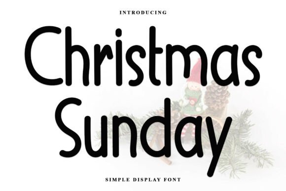 Christmas Sunday Font - Featured Image