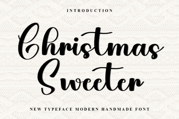 Christmas Sweeter Font - Featured Image