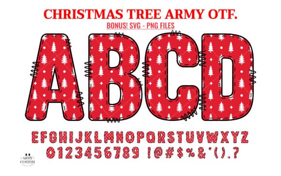 Christmas Tree Army Font - Featured Image