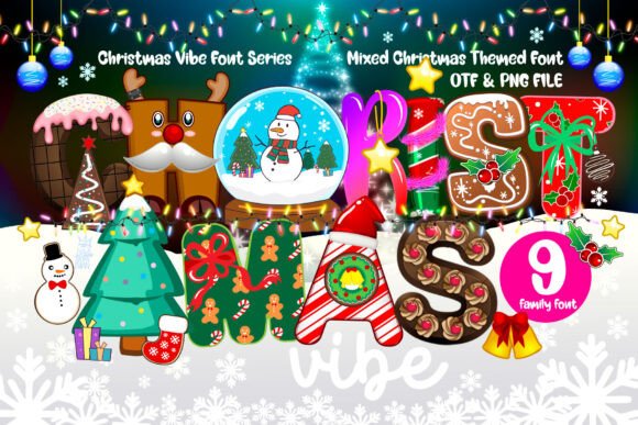 Christmas Vibe Font - Featured Image