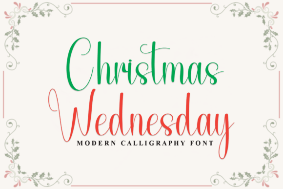 Christmas Wednesday Font - Featured Image