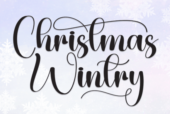 Christmas Wintry Font - Featured Image