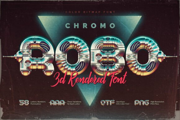 Chromo Robo Font - Featured Image