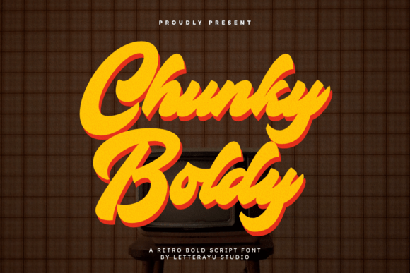 Chunky Boldy Font - Featured Image