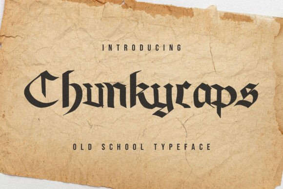 Chunky Caps Font - Featured Image