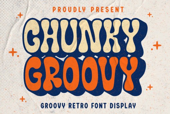 Chunky Groovy Font - Featured Image