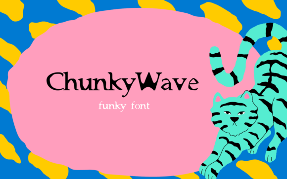 Chunky Wave Font - Featured Image