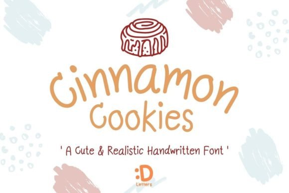 Cinnamon Cookies Font - Featured Image