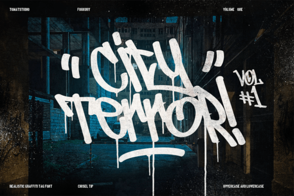 City Terror Font - Featured Image