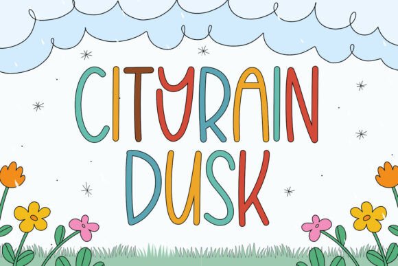 Cityrain Dusk Font - Featured Image