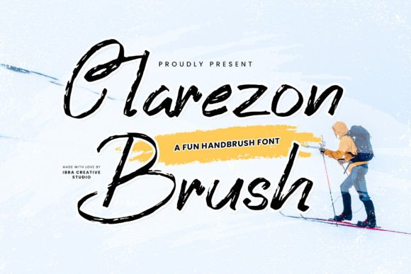 Clarezon Brush Font - Featured Image