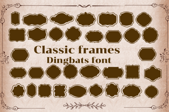 Classic Frames Font - Featured Image