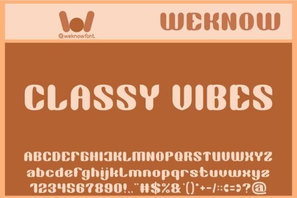 Classy Vibes Font - Featured Image