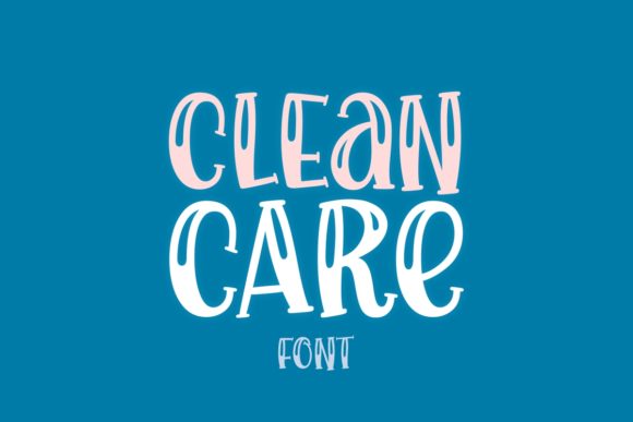 Clean Care Font - Featured Image