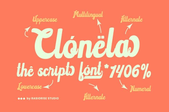Clonela Font - Featured Image