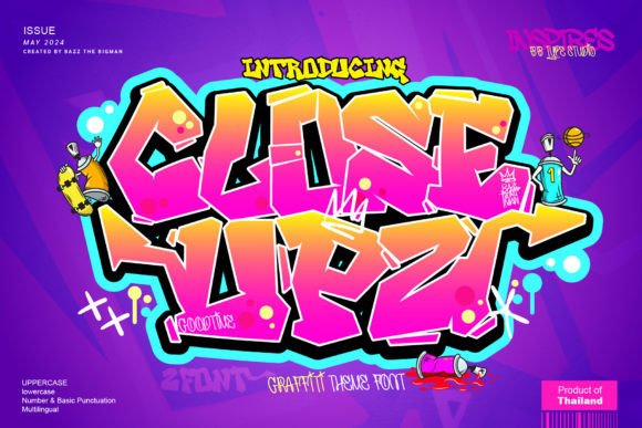 Close Upz Font - Featured Image