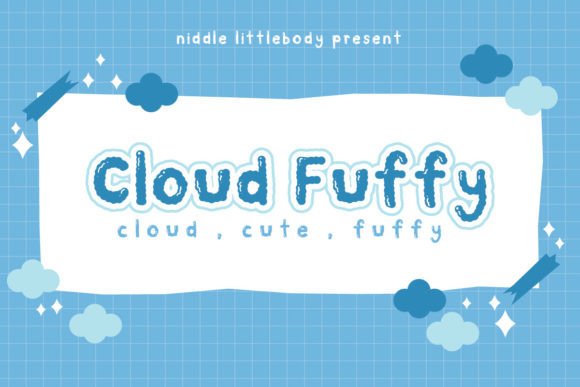 Cloud Fuffy Font - Featured Image