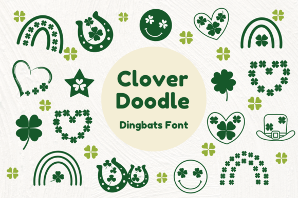 Clover Doodle Font - Featured Image