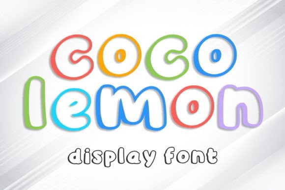 Coco Lemon Font - Featured Image