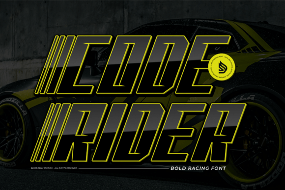 Code Rider Font - Featured Image