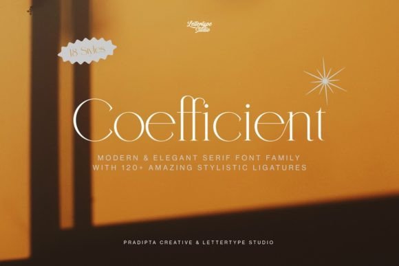 Coefficient Font - Featured Image
