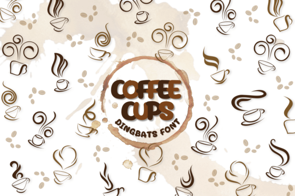 Coffee Cups Font - Featured Image