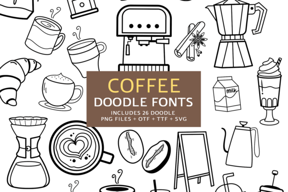 Coffee Doodle Font - Featured Image