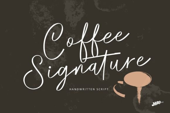 Coffee Signature Font - Featured Image