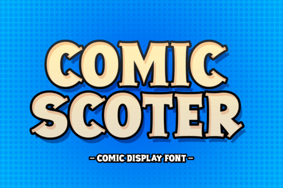 Comic Scoter Font - Featured Image