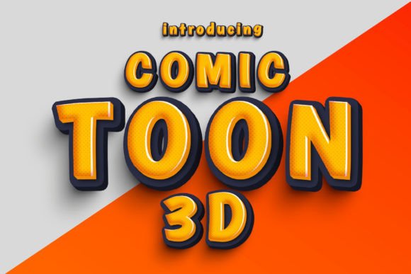 Comic Toon 3d Font - Featured Image