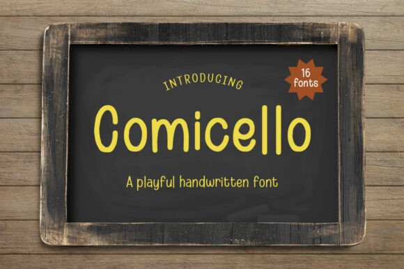 Comicello Regular Font - Featured Image