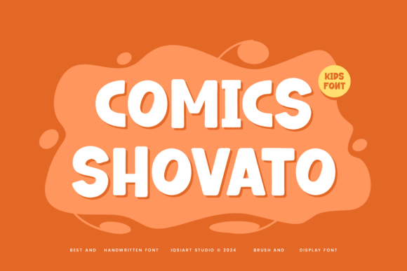 Comics Shovato Font - Featured Image