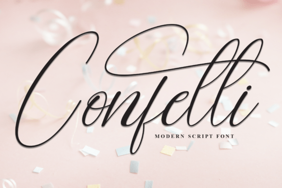 Confetti Font - Featured Image