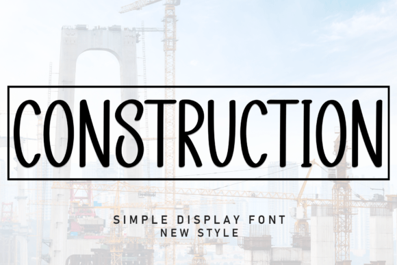 Construction Font - Featured Image