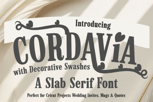 Cordavia Bold Swash Font - Featured Image