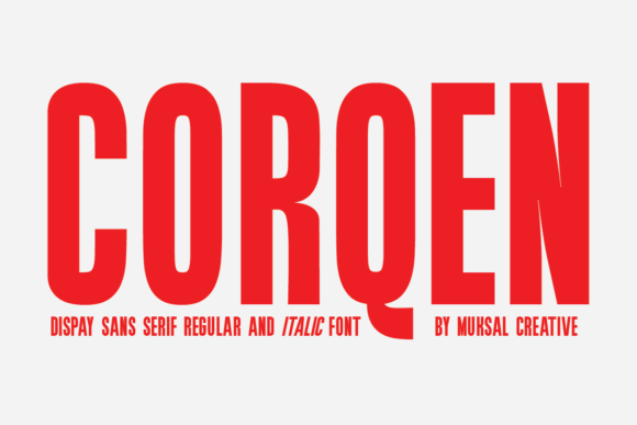 Corqen Font - Featured Image