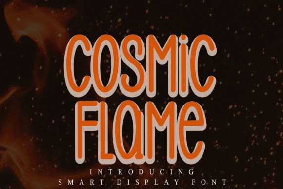 Cosmic Flame Font - Featured Image