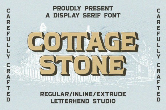Cottage Stone Font - Featured Image