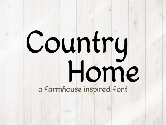Country Home Font - Featured Image