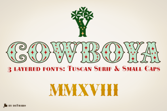 Cowboya Font - Featured Image