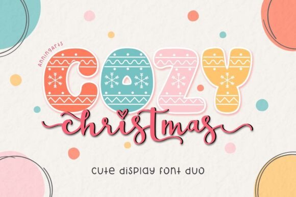 Cozy Christmas Duo Font - Featured Image