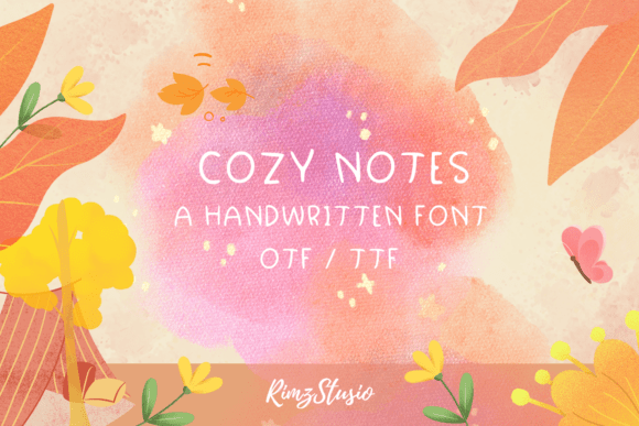 Cozy Notes Font - Featured Image