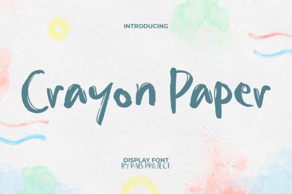 Crayon Paper Font - Featured Image