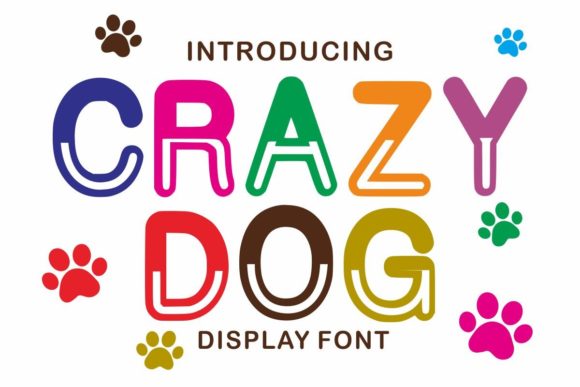 Crazy Dog Font - Featured Image